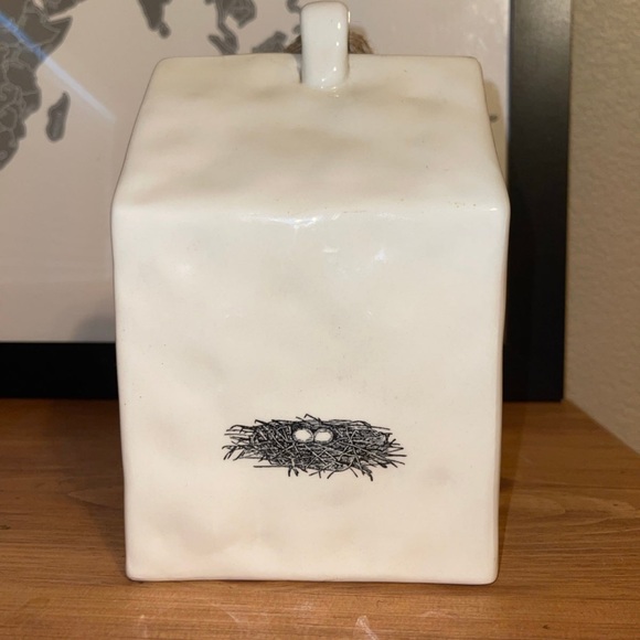 Rae Dunn M studios nest birdhouse OG VHTF m stamped RARE - Picture 4 of 5